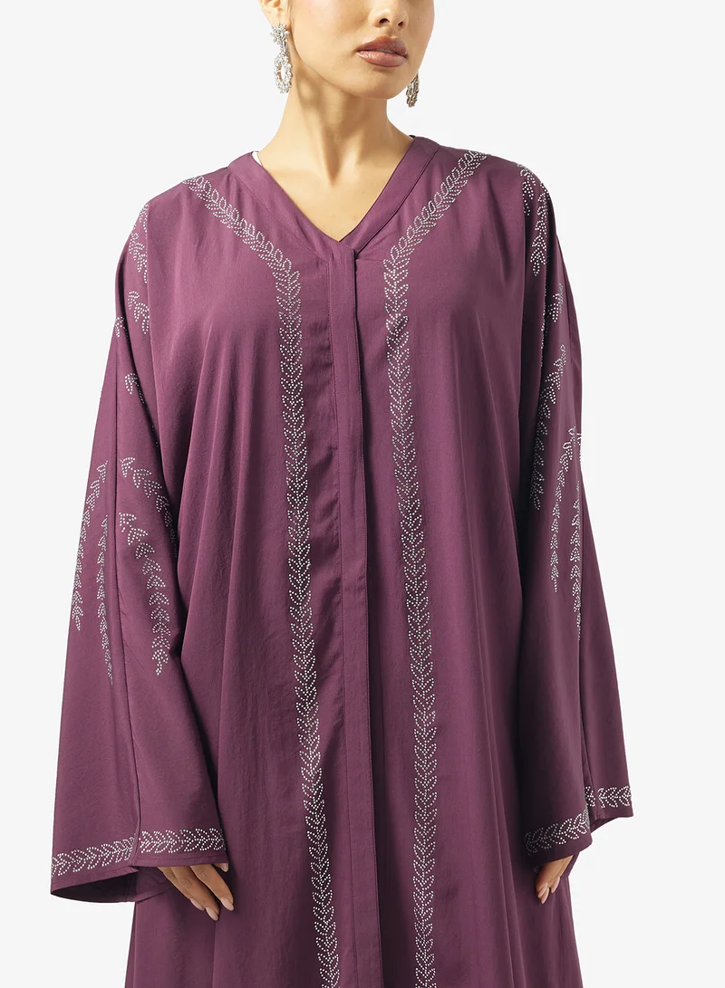 Khizana  Embellished Abaya With Sheila for Women | Best Price UAE